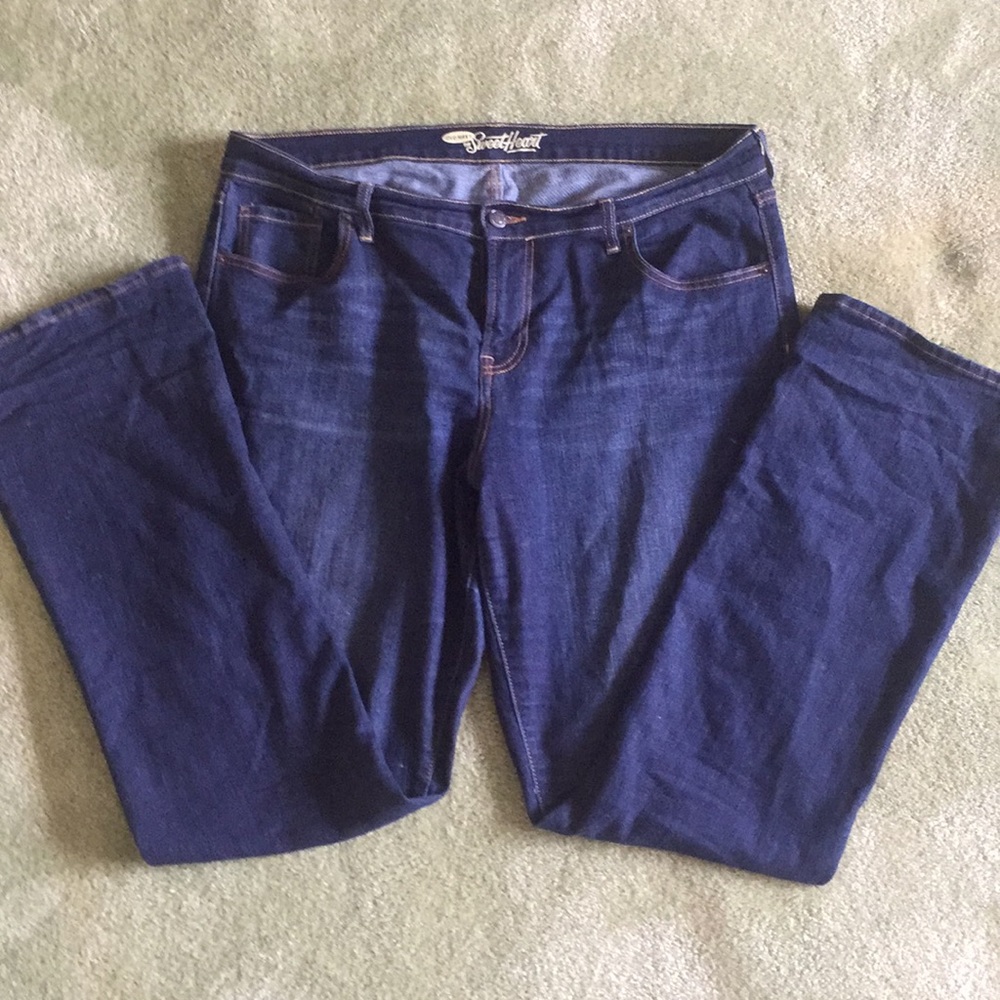 Old Navy sweetheart jeans 16 long- stretch bootcut